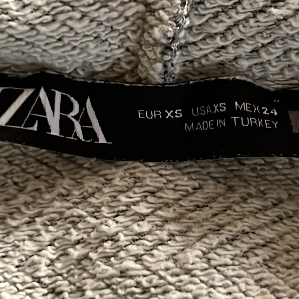 EUC ZARA Soft Jacket Gray Mari - Picture 9 of 9